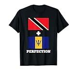 Barbados Flag Trinidad And Tobago Perfection T-Shirt