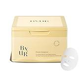 ByUR Honey Gorgeous Daily Aqua Serum Mask (30 Count) Hydrating Moisturizing Face Mask, Skin Elasticity & Firmness Treatment, Honey Extract for Dry Skin, Pore Tightening, Vegan K-Beauty Skincare