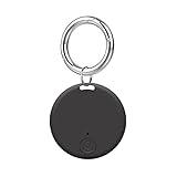 Aircawin Mini GPS Tracker,Key Item Finder Locator,No Monthly Fee App for iOS/Android 2023 Latest,Portable Anti-Lost Bluetooth Tag Item Tracker for Luggages/Kids/Pets/Phone/Wallet/Bag-1Pcs-Black