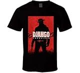 JXERJSWM Ethan Alleyne Django Unchained Film T-Shirts Western Tarantino Film D is Silent Black M