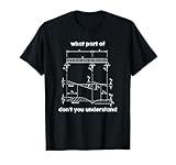 Funny Civil Engineering Continuous Beam T-Shirt