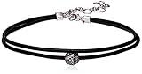 Lucky Brand Womens Leather Choker Necklace, Silver, One Size