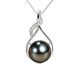 NONNYL Gifts for Women Wife-Tahitian-Black-Pearl-Necklace-Gift for Wife Wedding Birthday Anniversary Jewelry-Mom Girlfriend Her Mothers Day Gifts for Mom Women Valentines Christmas Day