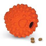 Brightkins Tough & Tumble Small Pufferfish - Interactive Dog Puzzle Toy for All Breeds, Rubber Dog Toys for Aggressive Play, Dog Stocking Stuffers