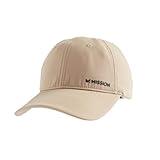 MISSION Cooling UPF Performance Hat - Unisex One Size Cap for Workouts, Golf & Running - Sweat & Water Activated Technology - (Sand)