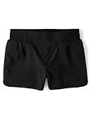 The Children's Place,Girls,Athletic Quick Dry Pull On Shorts,Black,Small