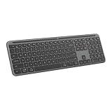 Logitech Signature Slim K950 Wireless Keyboard, Sleek Design, Switch Typing Between Devices, Quiet Typing, Bluetooth, Multi-OS, Windows, Mac, Chrome - Graphite