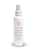 Kushae Natural Feminine Deodorant Spray for Women, All Natural, Unscented and Fragrance Free, Refreshing Control for Odor and Dryness, 4 oz