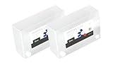 Filexec Products 3 x 5 Inches Index Card Case, Clear, Pack of 2 (50306-20233)