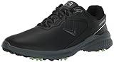 Callaway Men's Solana TRX v3 Golf Shoe, Black/Grey, 13 Wide