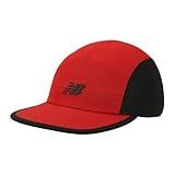 New Balance Adult Unisex Red Lightweight 5-Panel Camper Adjustable Running Hat