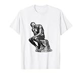The Thinker Sculpture Auguste Rodin Sculptor Le Penseur T-Shirt