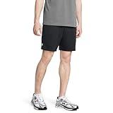 Under Armour Men's Tech 7 Inch Shorts, (001) Black / / White, Medium