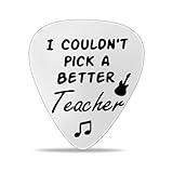 Funny Teacher Appreciation Gifts for Men Women Cute Guitar Picks for Guitar Teacher Thank You Gifts for Women Men Music Teacher Classroom Supplies for Music Teachers Gifts for Music Lovers Women Men