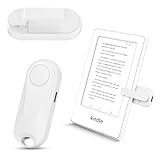 RF Remote Control Page Turner for Kindle Paperwhite Oasis eReaders Kobo,Camera Video Recording Remote Triggers, Page Turner for ipad Tablets Reading Novels Comics (White)