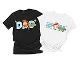 Toy Dad Shirts Toy Mom Tee Shirts Funny Mom and Dad Shirts Matching Birthday Shirt Family Vacation Cartoon T-Shirts