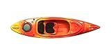 Perception Kayaks Flash 9.5 | Sit Inside Kayak for Fishing and Fun | Two Rod Holders | Multi-Function Dash | 9' 6" | Sunset