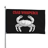 Piguncle Crab Whisperer Vintage Crabbing Hunting Fishing Crab 1 4x6 Ft Flags Perfect Events Celebrations Outdoor Promotions Durable Material Outdoor Display