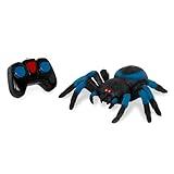 Terra by Battat – Remote Control Spider for Kids – RC Tarantula with LED Eyes – Realistic Animal & Moving Legs – Fast-Moving & 360 Spin – Blue Tarantula – 6 Years +