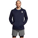 Under Armour Men's Utility Hoodie, (410) Midnight Navy / / White, Medium
