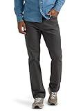 Lee Men's Extreme Motion Relaxed Straight Jean, Static Gray (Twill)