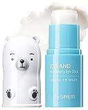 The SAEM Iceland Hydrating Eye Stick 0.24oz - Cooling Eye Balm for Dark Circles and Puffiness – Under Eye Treatment - Reduce Wrinkles and Moisturizing - Minimize Dark & Puffy Eyes - Aqua Scent