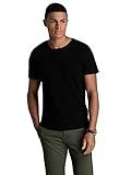 Fruit of the Loom Men's Recover Cotton T-Shirt Made with Sustainable, Low Impact Recycled Fiber, Black, Medium