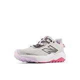 New Balance Dynasoft Nitrel V6 Lace-up Running Shoe, Grey Matter/Real Pink/Quarry Blue, 3.5 US Unisex Big Kid