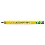 Ticonderoga Golf Pencils With Erasers, #2 HB Lead, Yellow, Pack Of 72