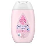 Johnson's Baby Lotion with Coconut Oil, Aloe Vera & Vitamin B5, 72 HR Hydration, Skin Moisturizer, Hypoallergenic, Safe for Newborn, Protects From Dryness & Strengthens Skin, 3.4 fl. oz