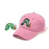 Eat The Rich Hungry Caterpillar Trendy Cute Hat Men & Women Baseball Cap Adjustable Cotton dad hat. (US, Numeric, 7 3/8, Pink)