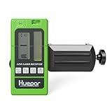 Huepar Laser Receiver LR-5RG for Huepar Laser Level - Green and Red Beam Detector for Pulsing Line Lasers, Two-Sided Back-lit LCD Displays, Automatic Shut-Off Timer, Use for 901CG/902CG, BOX-1G/R