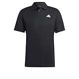 adidas Men's Club Tennis Polo Shirt, Black, Large