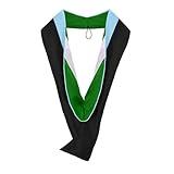 Endea Graduation Masters Hood for Education, Counseling & Guidance, Arts in Education College Degrees - Unisex (Light Blue/Green/White)