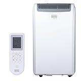 BLACK+DECKER 12,000 BTU Portable Air Conditioner with 9,000 BTU Heating, 4-in-1 AC, Heater, Dehumidifier and Fan, Portable AC Unit with Remote Control, Window Kit Included, White, BPP08HWTB