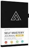 Self-Mastery Journal for Men - Gratitude and Productivity Journal for More Happiness, Positivity, Growth, Mindfulness, Self Care and Reflection - Guided Inspirational Journals for Men & Women (Black)