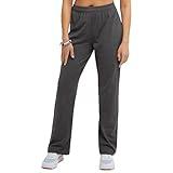 Champion, Lightweight Lounge, Comfortable Jersey Pants for Women, 31.5" (Plus Size Available), Granite Heather, X-Large