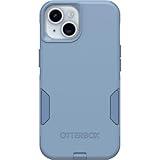 OtterBox iPhone 16e, 15, 14, & 13 Commuter Series Case - Crisp Denim (Blue), Slim & Tough, Pocket-Friendly, with Port Protection