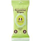 Natural Dog Company Grooming Wipes with Aloe Vera, Cleanses, Soothes, & Deodorizes, Fragrance Free, Hypoallergenic, Biodegradable Wipes - Dog Wipes for Ear, Paws, Face and Butt Wipes (50 Wipes)