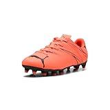 PUMA Attacanto Firm, Artificial Ground Soccer Cleats Sneaker, Glowing Red Black, 6.5 US Unisex Little Kid