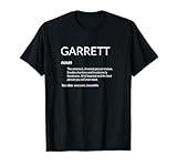 Fun Garrett's Apparel Unisex-Kids Black Small Garrett Dictionary Definition T-Shirt
