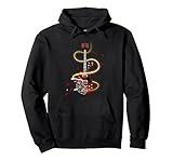 Cool Electric Guitar Graphic Hoodie For Guitarists Pullover Hoodie