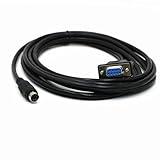 Wood Thrush Concentrator Data Cable for Power System Data Collection - Mini-DIN6P (PS/2) Male to DB9 Female Interface,Connect to PC for Reliable Data Transmission in Power Systems