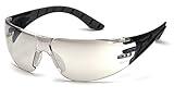 Pyramex Endeavor Plus Safety Glass Black/Gray Frame Indoor/Outdoor Mirror Lens