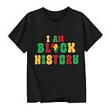 I Am Black History Shirt for Toddler Kids Black History Month Tshirt Short Sleeve Tees 2-3 Years