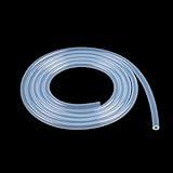Silicone Tubing 3/32" ID（0.079“) x 5/32" OD（0.157”） x16.4 FT Food grade silicone tube clear high temperatures are used for home wine making(Multiple Sizes) Pure Silicone Hose Tube