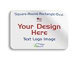 125 avgrafx 3x2 Rectangle Custom Personalized Stickers Labels: Vinyl Waterproof, Dishwasher Safe Made in USA - Logo, Text, Image for Car Sticker Printer, Small Business Packaging Supplies
