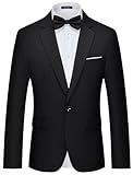 MAGE MALE Men's Suit Jacket One Button Elegant Solid Slim Fit Single Breasted Party Blazer Jacket