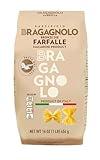 Pastificio Bragagnolo, Farfalle 831 Bronze-Drawn, 100% Italian Pasta, Made with Durum Wheat Semolina Flour, Non GMO (1 Pound Bag) - Consistently al Dente.