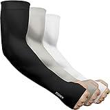 beister 3/6 Pairs UV Cooling Arm Sleeves Sun Protection Unisex for Sports, Cycling, Golf
